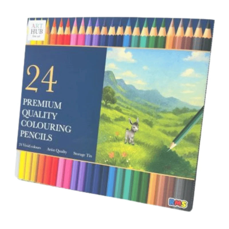 Artist quality pencils in tin 24 pack