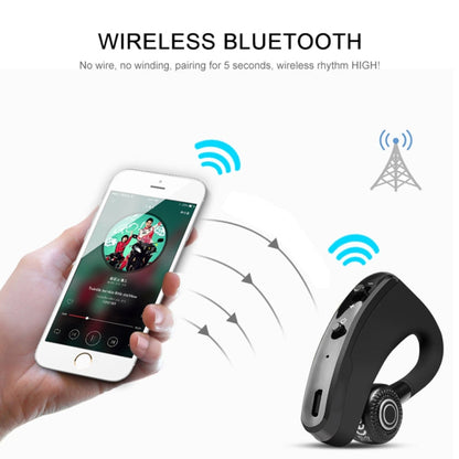 V9 Business Handsfree Wireless Bluetooth Headset CSR 4.1 with Mic for Driver Sport