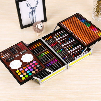 145 in 1 Painting Watercolor Pen Set Children School Supplies, 145 in 1