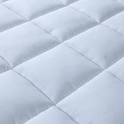 OLIVIA ROCCO Microfibre Mattress Topper Heavy Fill Extra Deep Anti Allergy Cooling