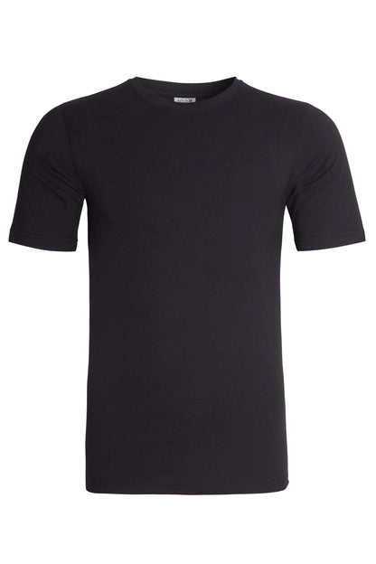 Sock Stack Men's Plain T-Shirts Pack Of 3 Short Sleeve Soft Breathable Cotton Blend