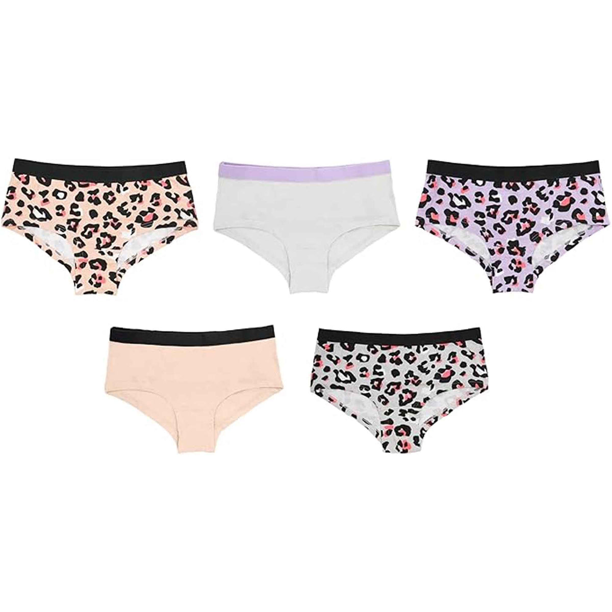 Daisy Dreamer Girls' Cotton Underwear Briefs | Pack of 5 | Soft & Comfortable | Ages 2-13